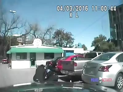 COP SHOOTS SUSPECT IN THE FACE AFTER HE PULLS A GUN ON HIM