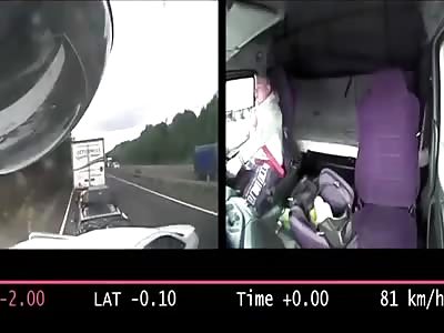 Asshole Truck Driver On Phone Kills An Entire Family