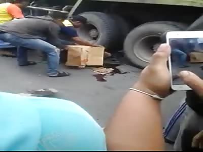 Woman crushed by a truck (PART 2)