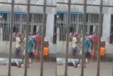 Inmates Playing Soccer with Decapitated Head 