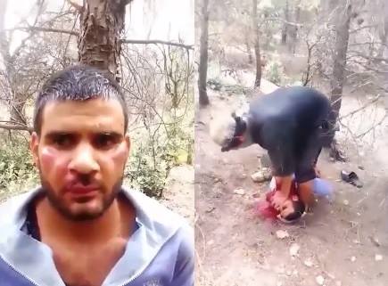 ISIS Execution: Tunisian Man is Interrogated and Beheaded in the woods