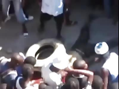 KIDNAPPER WAS KILLED BY THE CROWD