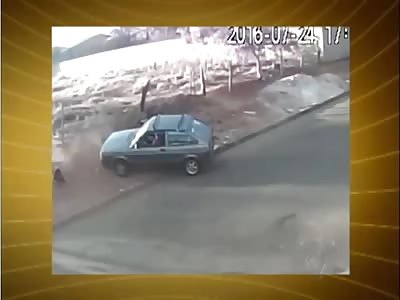 COUPLE BEING INTENTIONALLY HIT BY CAR