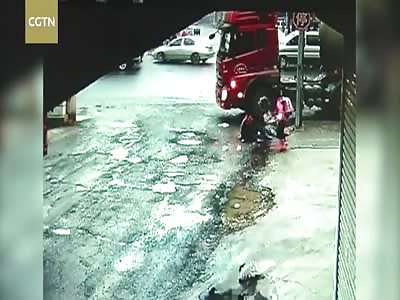 SHOCKING: TWO GIRLS HIT BY TRUCK