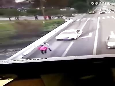 CAR RAN OUT OF CONTROL TO THE ROADSIDE KILLING 2