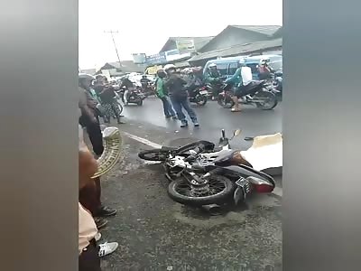 SHOCKING AFTERMAH OF AN ACCIDENT