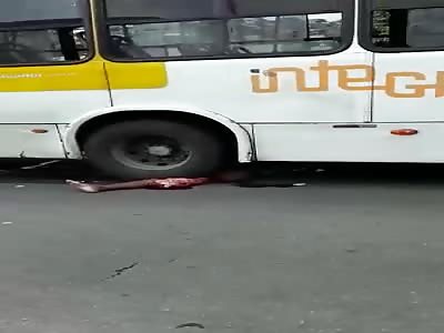 HOMELESS MAN CRUSHED BY BUS