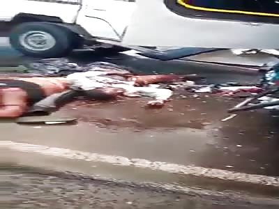 CARNAGE IN THE ROAD LEAVES SEVERAL PEOPLE DEAD AND INJURED
