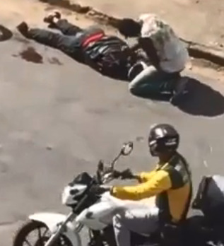 Crazy Man Slits Throat Of A Biker In Cold Blood