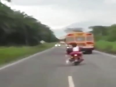 MOTORCYCLE DEADLY OVERTAKE