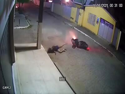 GIRL - MOTORCYCLE ACCIDENT 