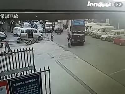 Rider dragged and Crushed by Truck.