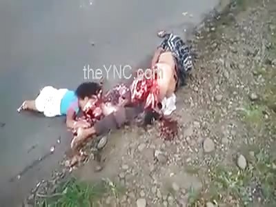 Man And Little Girl Crushed By Truck (Man still alive!)