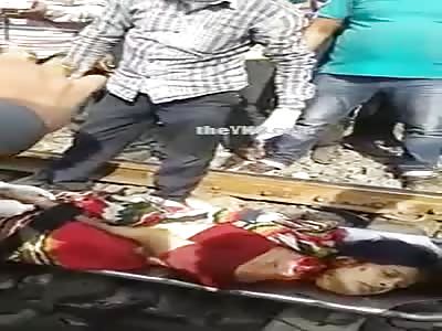 Another Day In India ... A Young Girls Suicide by Train Ended Good for Her