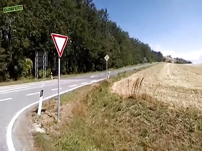 Cyclist hit by speeding car