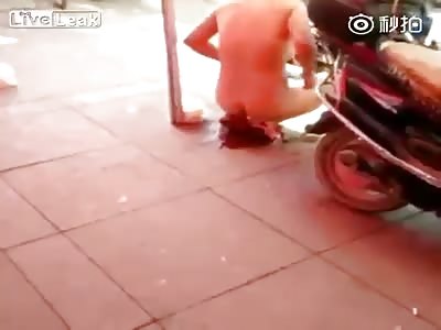 Defecating in public