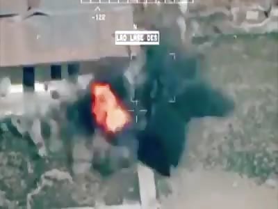 airstrike footage