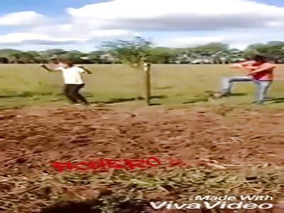 Accident with horse racing quadra