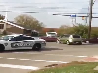 black steals a police car