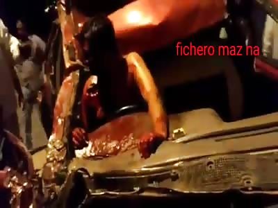 Man with hole in chest