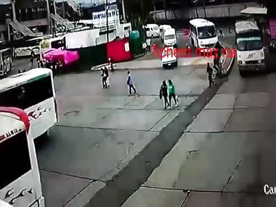 Two women run over by blind bus driver