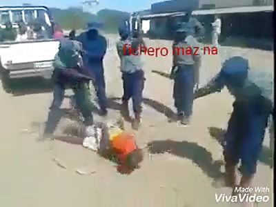 Young man massacred by police