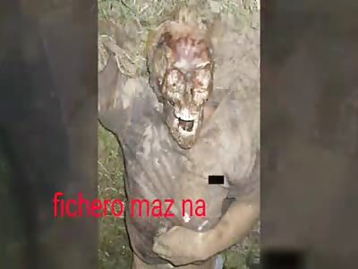 Man eaten by animals