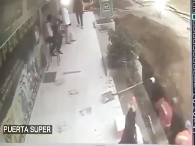 MAN IS BURIED WHEN EXCAVATING