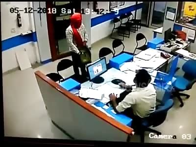 MAN RECEIVING SHOT