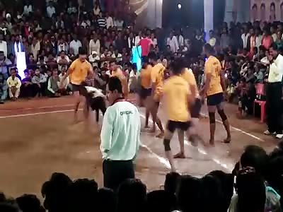  ROOF COLLAPSED DURING A GAME