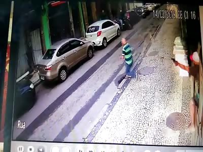 76 Year Old Retired Brazilian Cop tries to Stop a Robbery and is Shot to Death