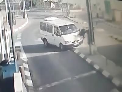 Israeli Border Police Officer Run Down and Stabbed