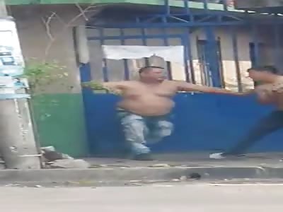 drunken fight leaves obese unconscious