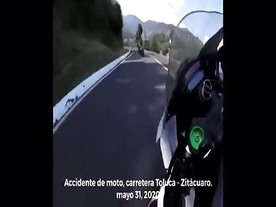 motorcyclist suffers accident while driving recklessly