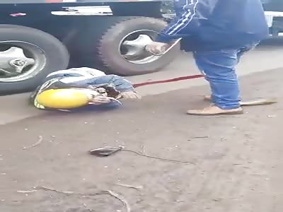 ACCIDENT OF MOTORCYCLIST