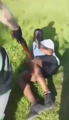 Chi-Mo Forced to Take a Shit at Gun Point