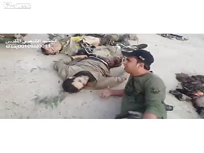 Shia PMU With More ISIS Corpses Around Abu Graib, ISIS Fled part1