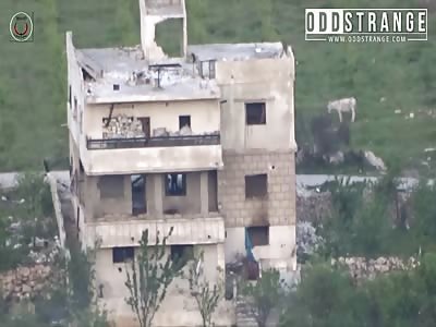 ATGM Targeting Personnel in Building in Syria