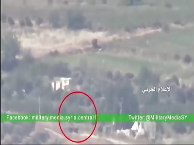 Syrian Army destroys Jihadists tanks with ATGMs in Khan Touman, South Aleppo