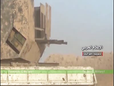 Syrian army targets IS Jihadists postions around Deir Ez-Zour airbase