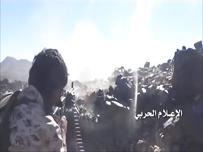 Lens war media .. scenes operations quality of the Yemeni army and committees in binging and inflict mercenaries 