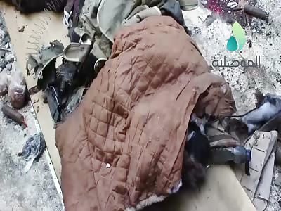 The proliferation of bodies of ISIS elements in the liberated hunchback apartments