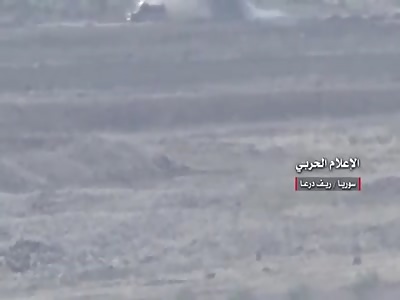 Syrian army targets vehicle carrying Nusra fighters with IED in Deraa CS