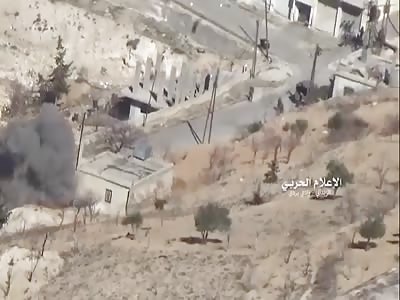 Syrian army captures Afra town in Wadi Barada region - west Damascus 