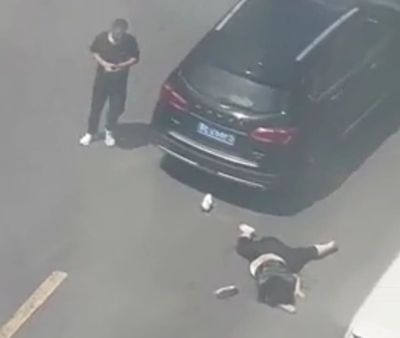 Man Repeatedly Runs Over His Wife In The Street