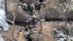Ukrainian soldiers clear ORCs trench system