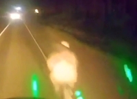 A truck kills a cyclist in near Udmurt at night