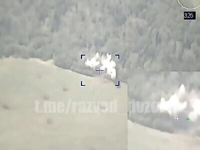 Counter Batterty Fire Takes Out 2 Ukrop Guns. 