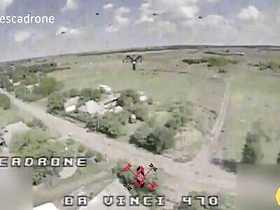 Kamikaze drone hit russian truck