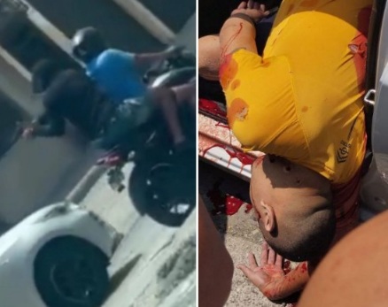 [action+aftermath]Sicario on bike executed gangster riding KIA